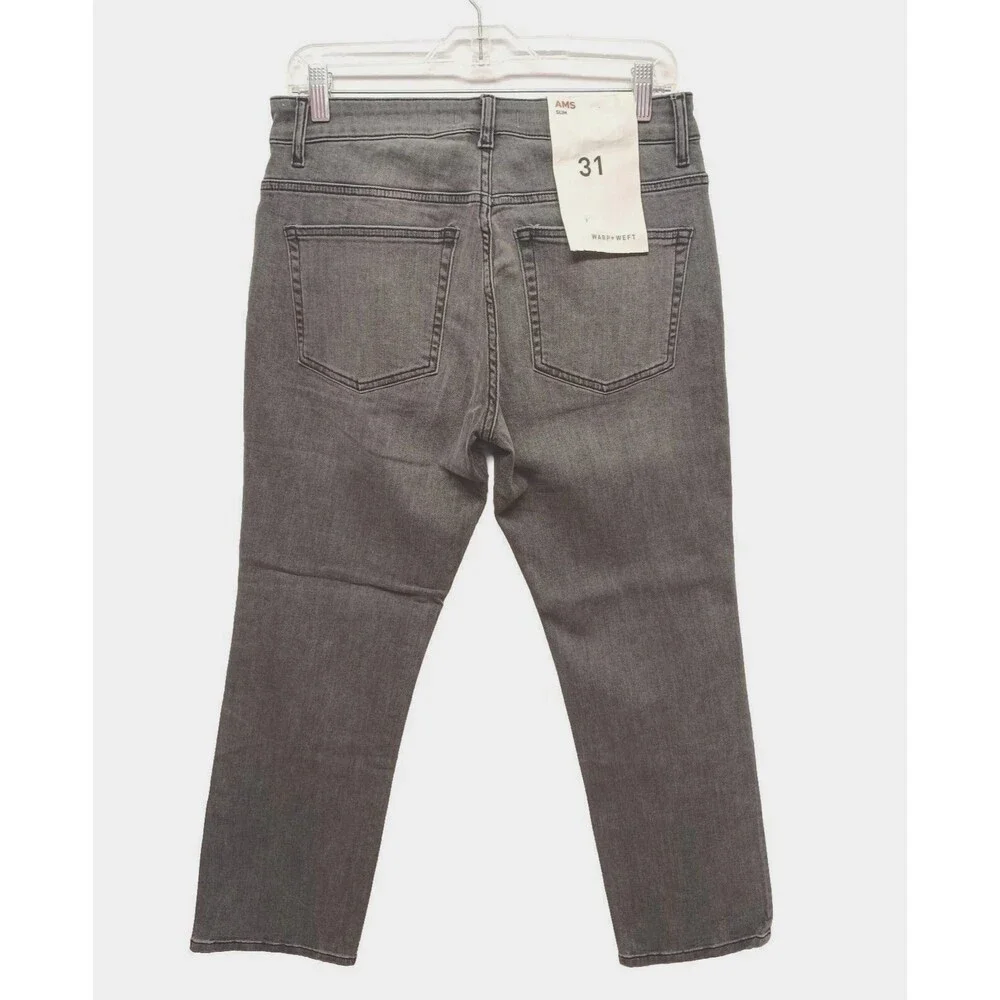 Warp + Weft AMS Amsterdam Slim Fit Men's Stretch Jeans Size 31x28